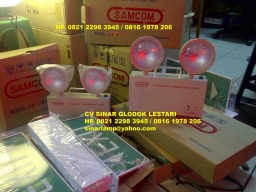 Lampu Emergency Mata Kucing dan Lampu EXIT SAMCOM